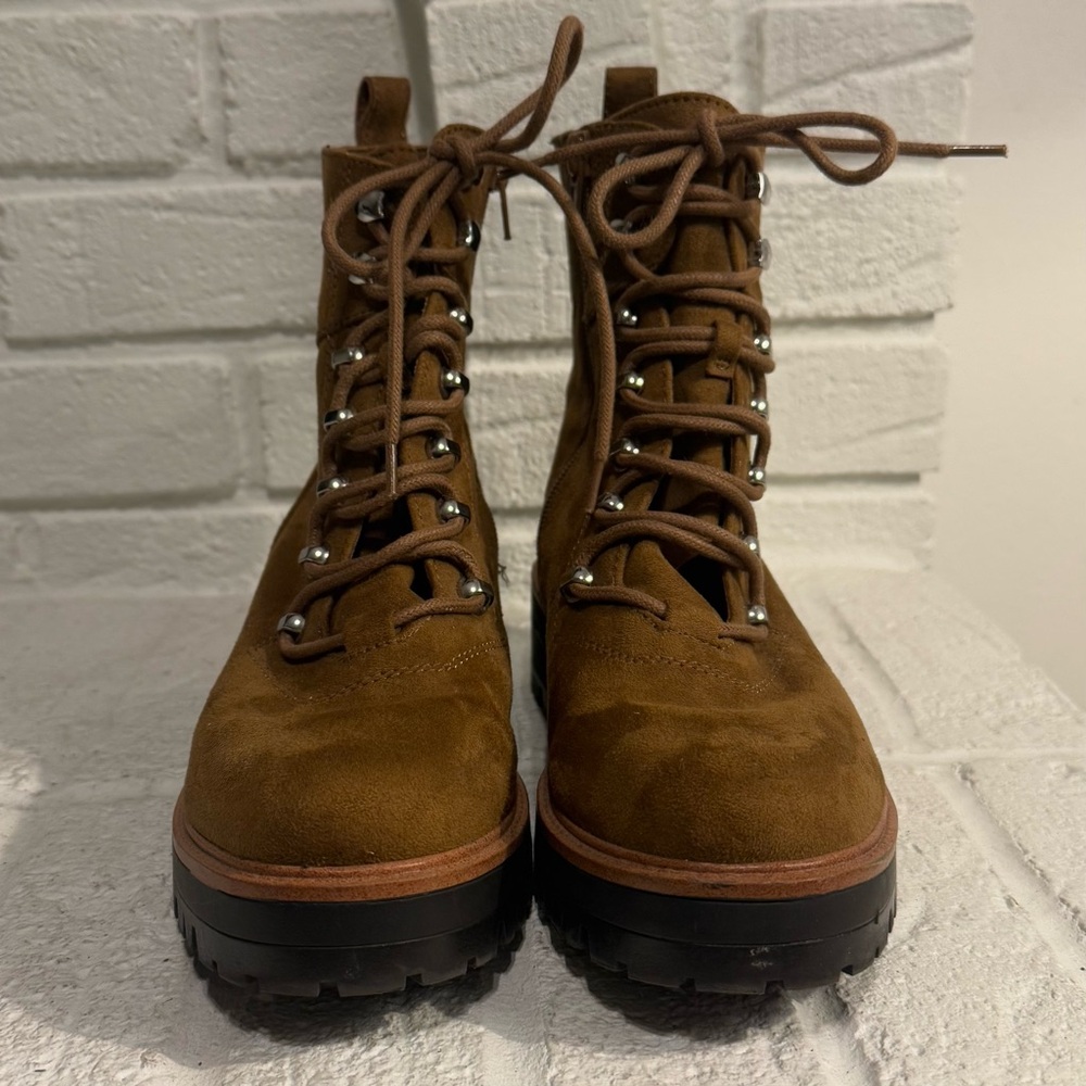 Nine West Lace-Up Hiking Boots for Women - Picture 2 of 8